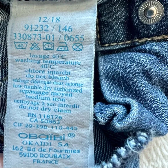 Obaibi Denim Short Overalls - Picture 10 of 14